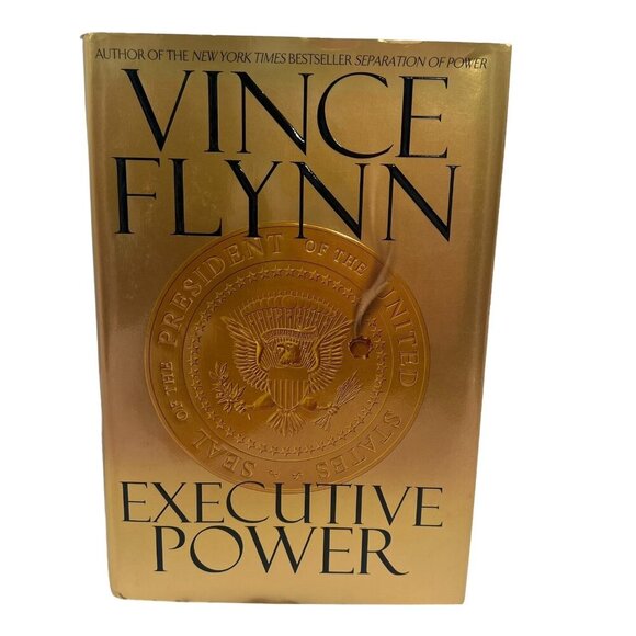 SIGNED Executive Power Vince Flynn Hardcover Dust Jacket - Picture 1 of 6